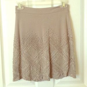 Urban outfitters grey beaded skirt