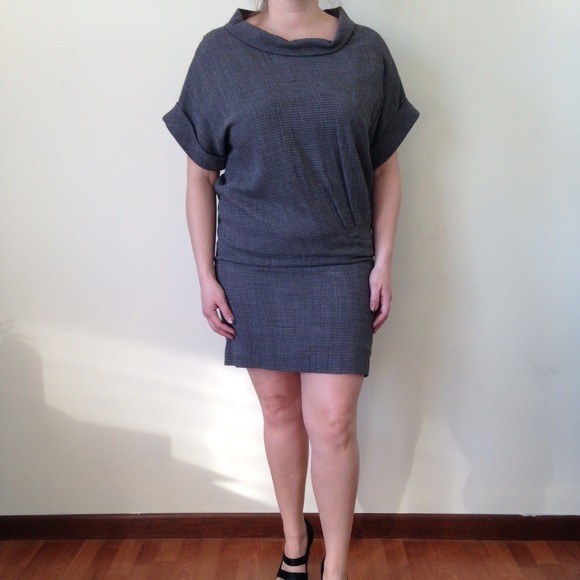 Ali Ro Gray Printed Dress