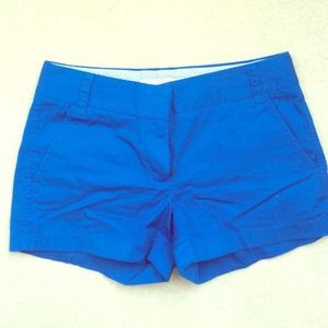 J crew royal blue shorts