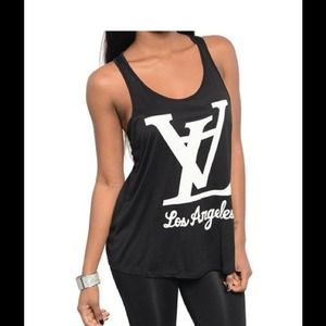 LA Black Tank Top