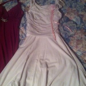 Semi formal prom dress or any time dress.