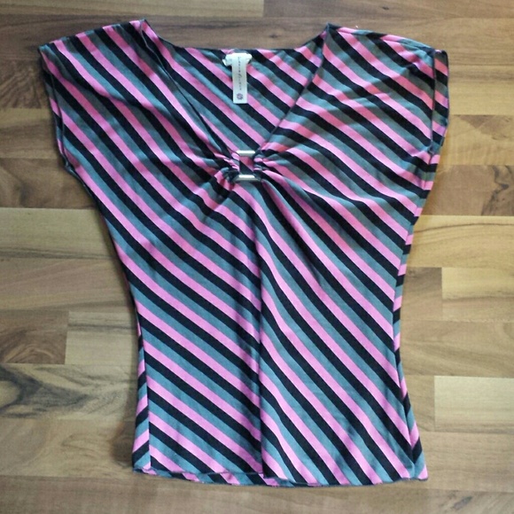 Women's striped dress top.