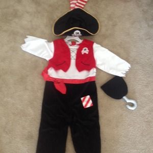 Toddler boy pirate costume