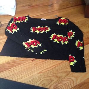 POP crop top sweater