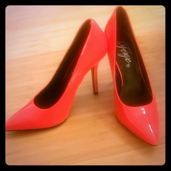 Sexy Orange High Heels