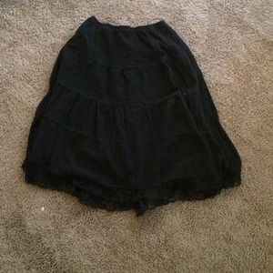 Black skirt