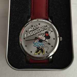 Minnie Mouse "Miss Fabulous" watch