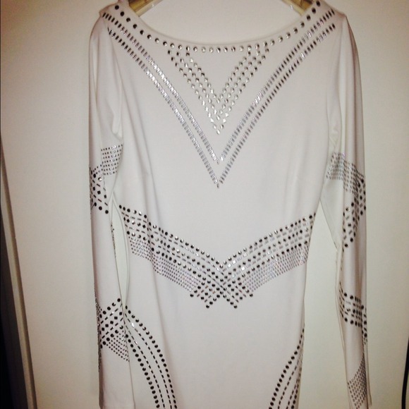 White dinner dress fancy night on the town