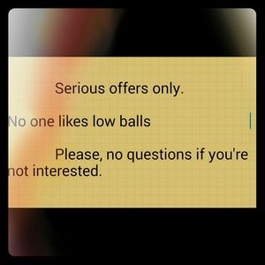 Also, absolutely no trades or pp