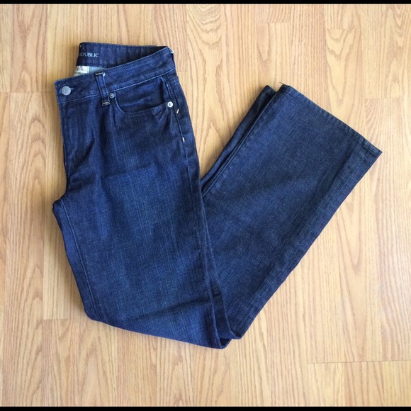 Dark was boot cut jeans