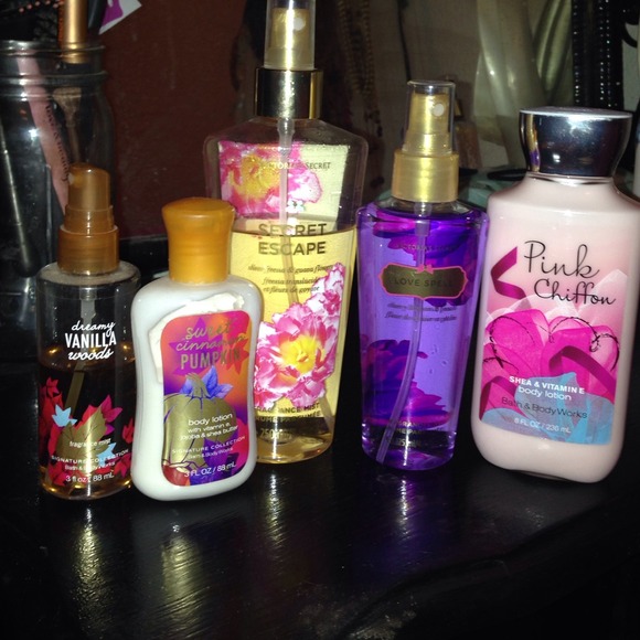 Lotions && body sprays.