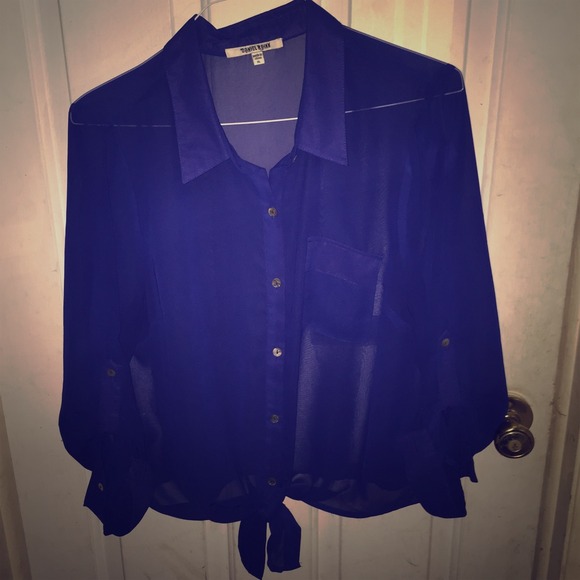 Royal blue top