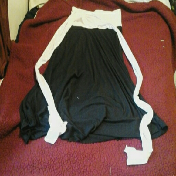 Black and white dress