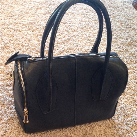 Faux letter purse with gold hardware