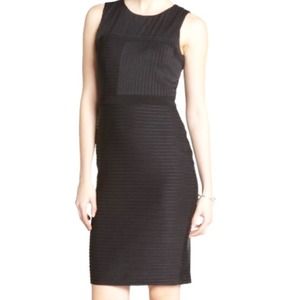 ‼️SALE‼️Textured and Ribbed Black Sheath Dress