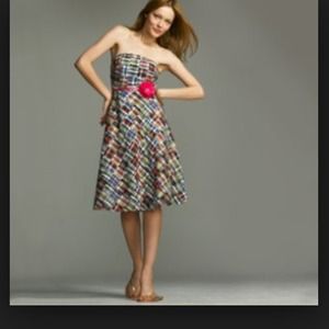 🌟J. Crew Patchwork Madras Dress🌟