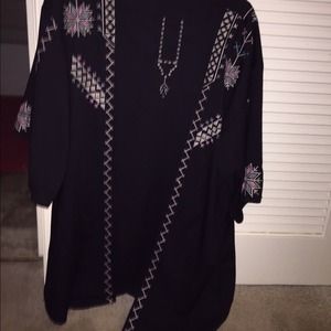 NWOT black kimono