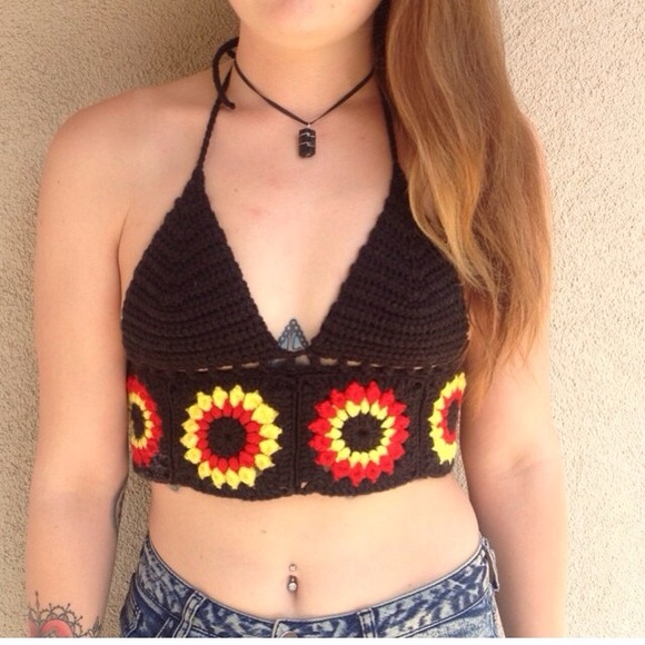 Boho chic halter top - Picture 1 of 2