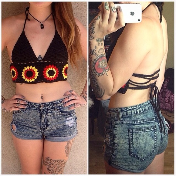 Boho chic halter top - Picture 2 of 2