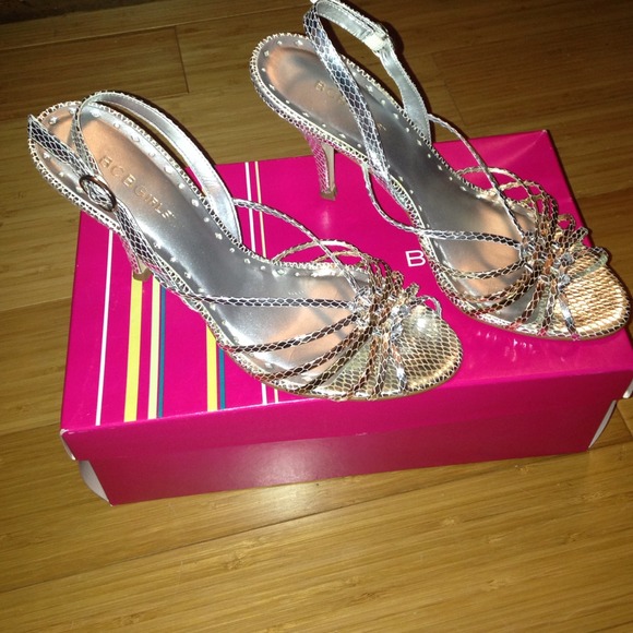 BCBGirls metallic shoes