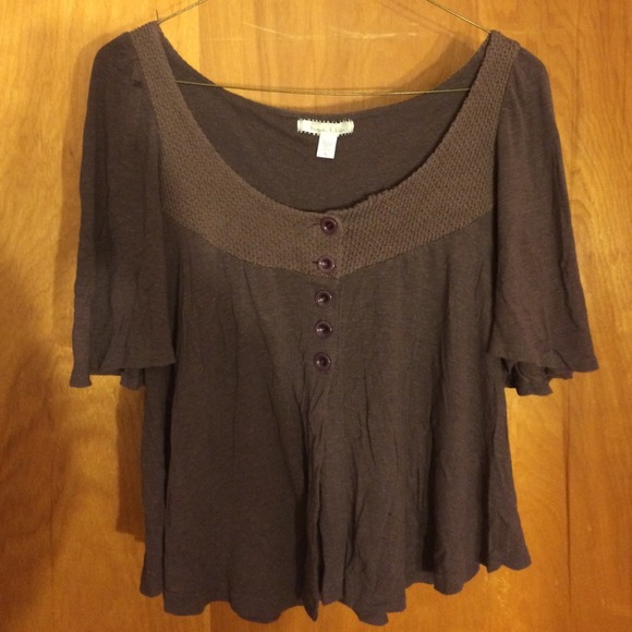 Brown urban outfitters top.