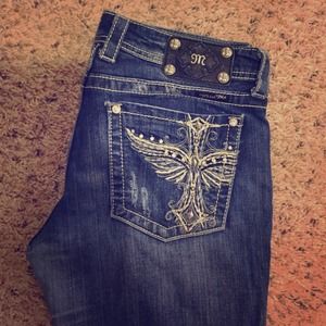 Miss Me skinny jeans size 30