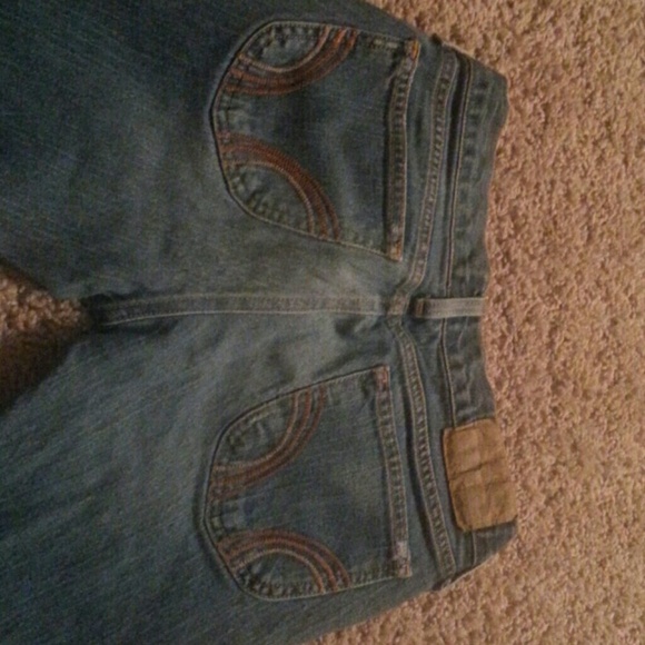 Distressed look. Holes in front