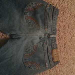 Distressed look. Holes in front