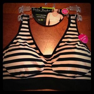 Black and Tan sports bra