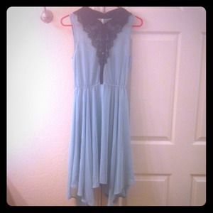 Black and teal dress. Never worn.