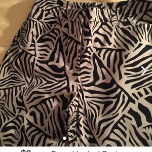 Animal print pants $9