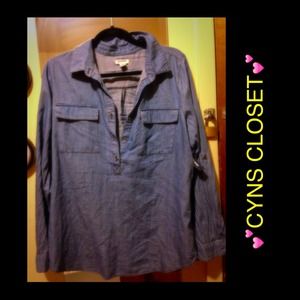 💎NEW💎 BLUE DENIM SHIRT💛💛💛