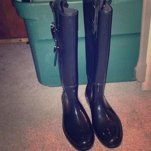 Coach rainboots worn twice