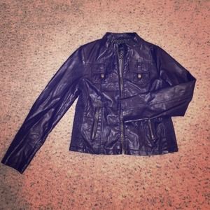 Pleather Daytrip Moto jacket size large