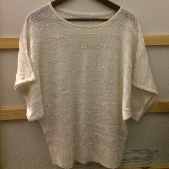 White Top with Dolman Sleeve
