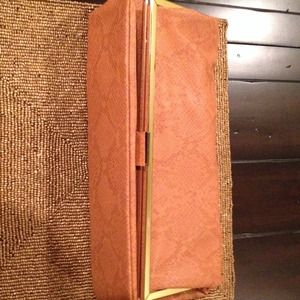 Leather Fold Up Clutch like new!