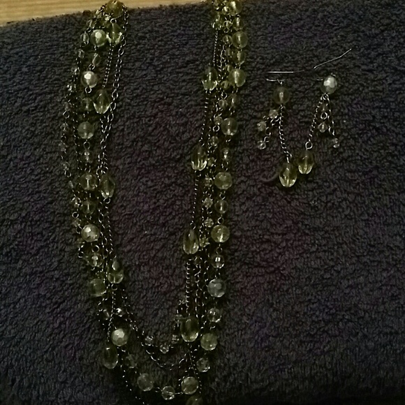 Park Lane 4 tier necklace and earrings