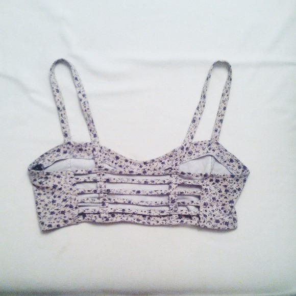 Brandy Melville floral chiyo bralette