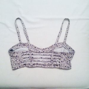 Brandy Melville floral chiyo bralette