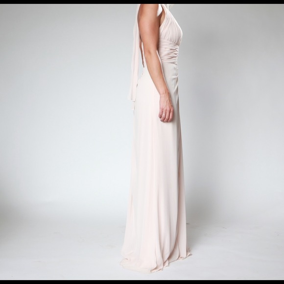 Monique Lhullier blush pink bridesmaid dress - Picture 2 of 4