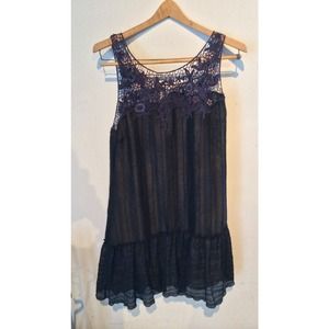 Black Lace Free People Dress