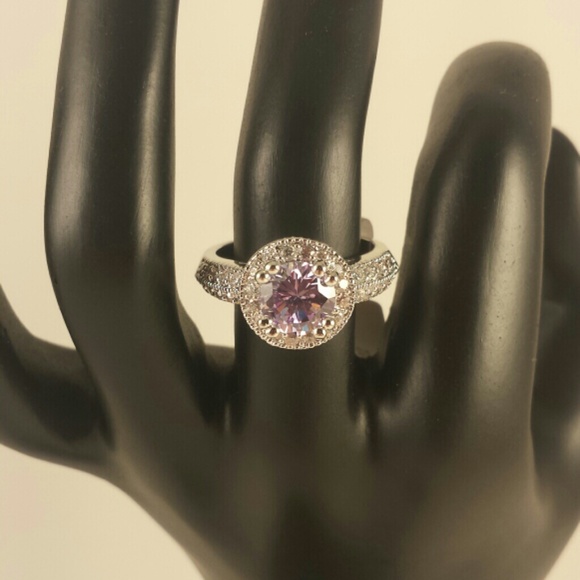 Lavender Halo Ring