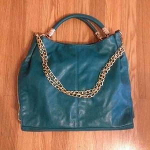 HOST PICK Teal Convertible Tote/Shoulder Bag HOST PICK Teal Convertible Tote/Shoulder Bag