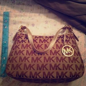 Michael Kors monogram shoulder bag