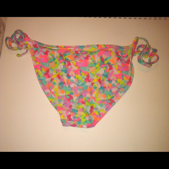NWOT Colorful string bikini bottom - Picture 2 of 3