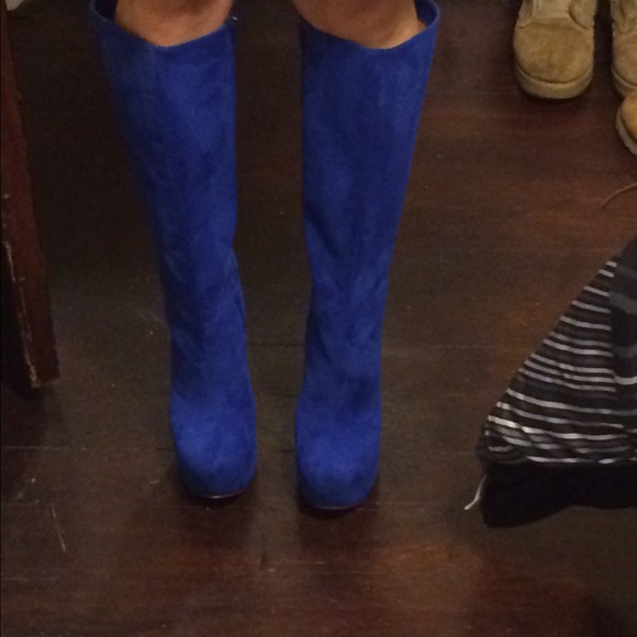 Luichiny Royal Blue Hot to Trot Boot - Picture 4 of 4