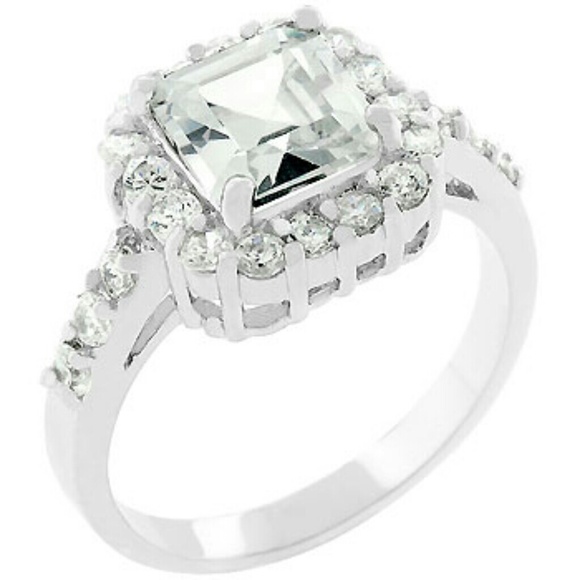 Pave Princess Ring