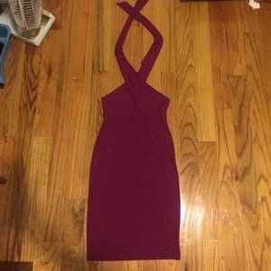 American Apparel Bandeau Pencil Dress