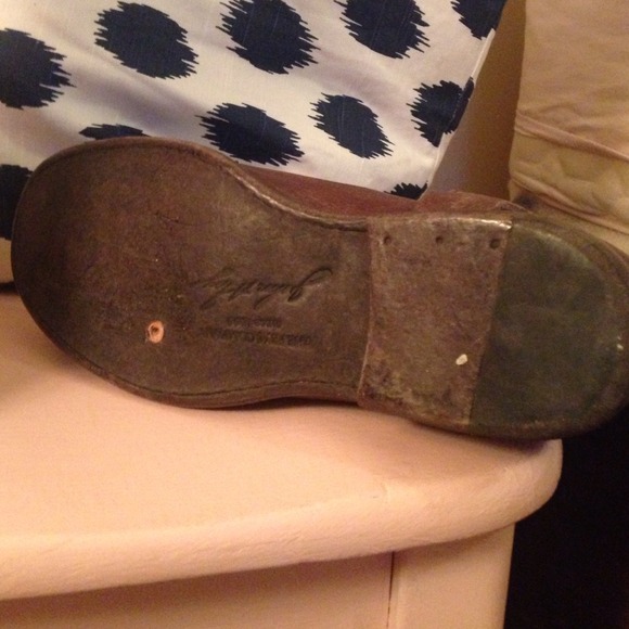 FRYE PHILLIP TALL BROWN RIDING BOOTS Sz 9M - Picture 3 of 4