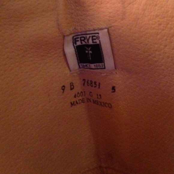 FRYE PHILLIP TALL BROWN RIDING BOOTS Sz 9M - Picture 4 of 4